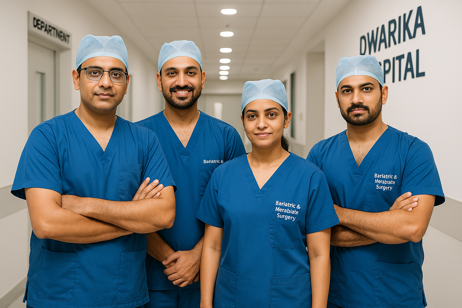 Bariatric team at Dwarika Hospital Ahmedabad