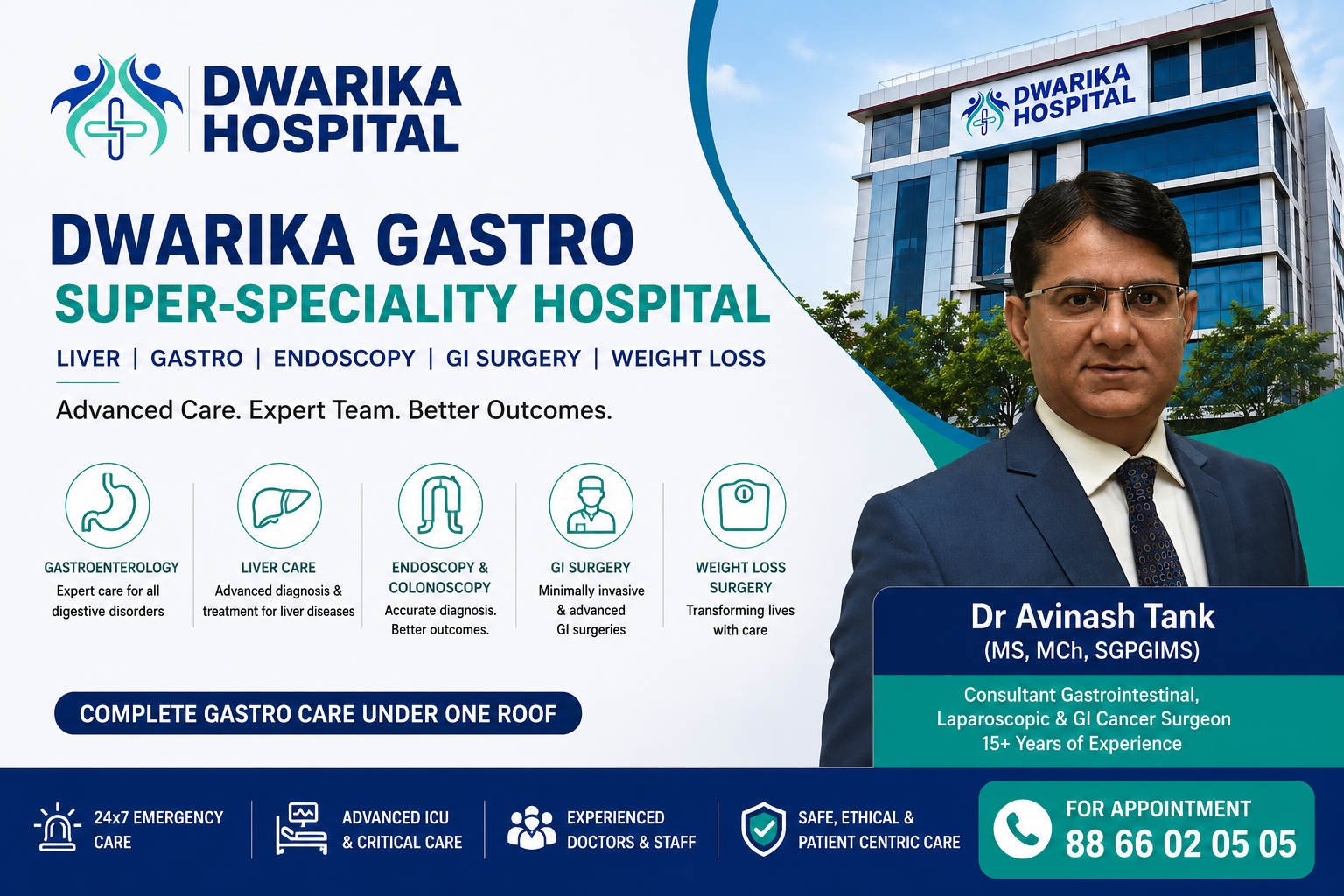 Best Gastro Hospital in Ahmedabad: Advanced Gastroenterology, Liver Care & GI Surgery Services